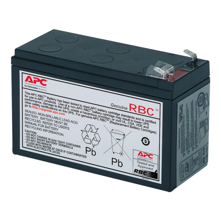 APC Replacement Battery Cartridge, Valve regulated lead–acid battery, 7Ah, 12VDC, 2-year warranty