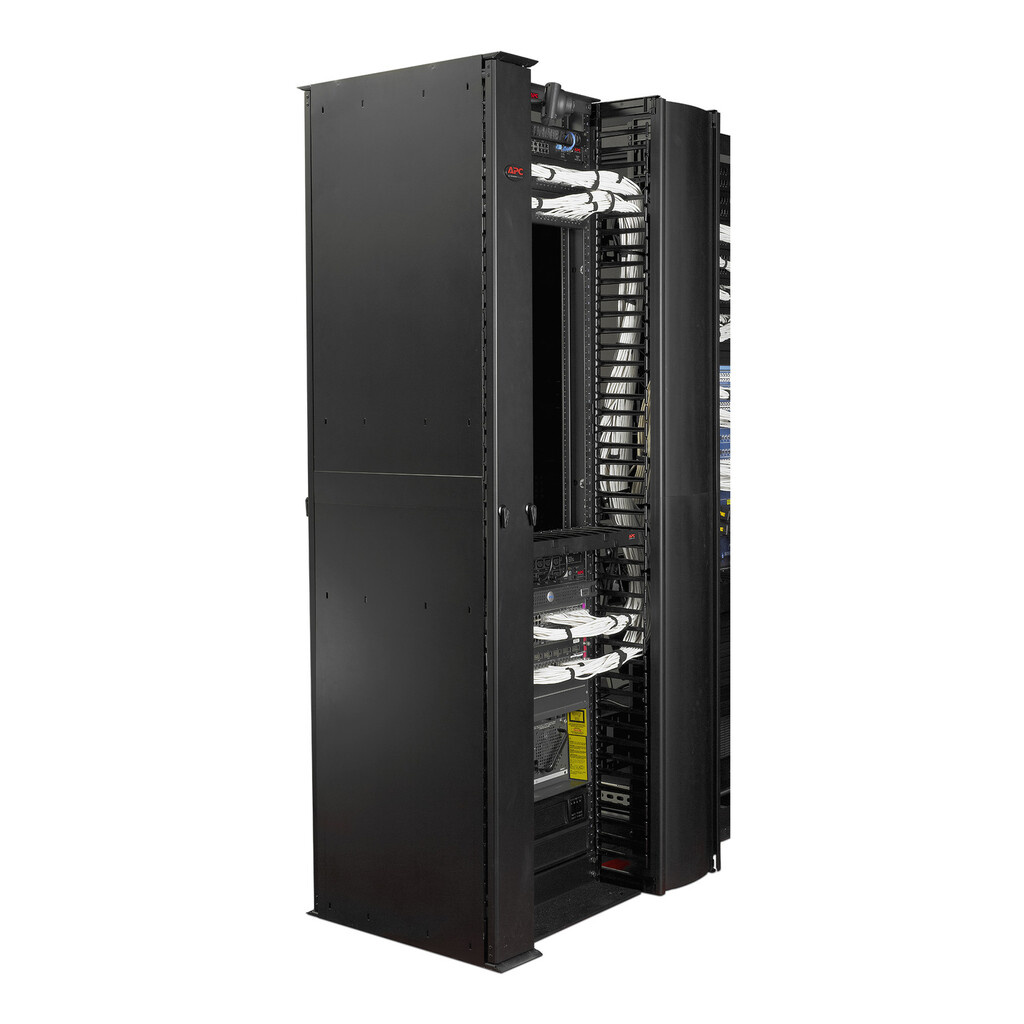 APC Performance,Vertical Cable Manager for 2 & 4 Post Racks, 84"H x 6"W, Double-Sided with Doors - Image 3