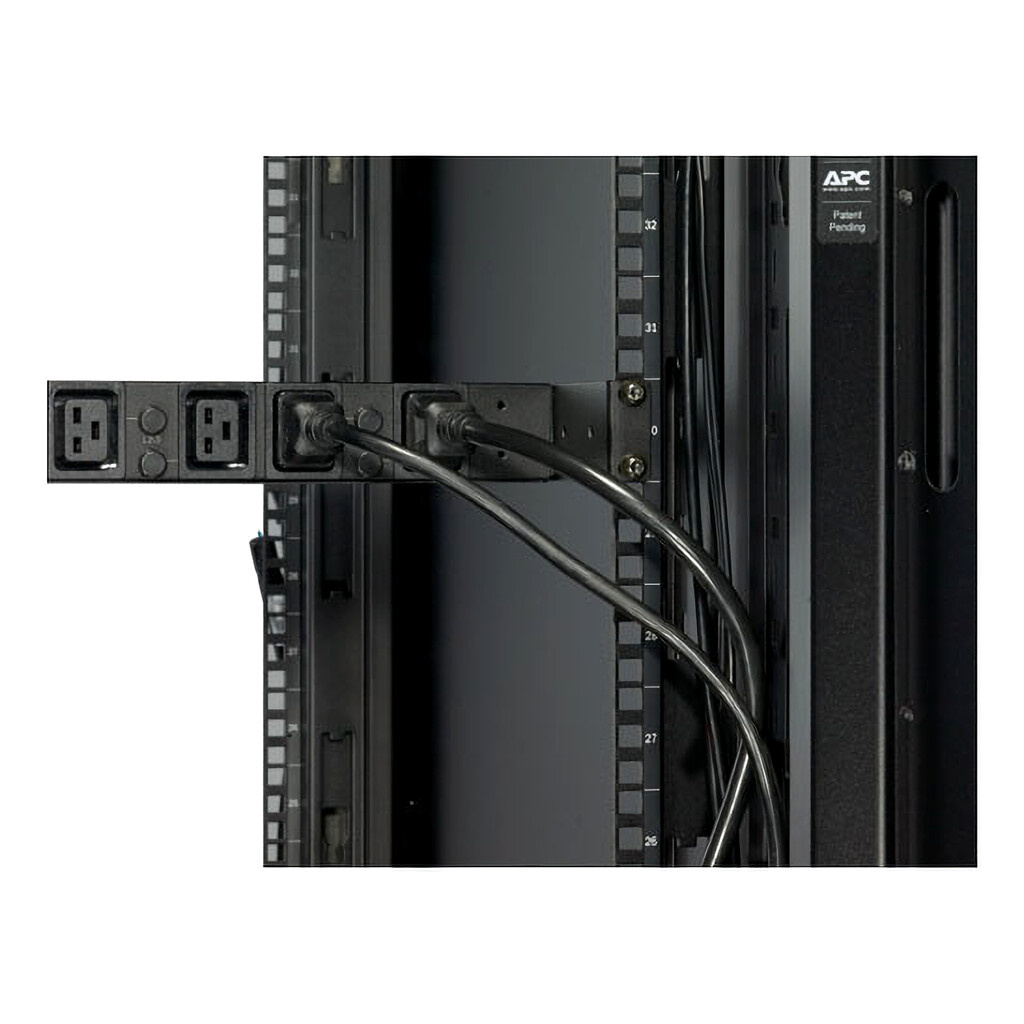 APC Rack PDU, Basic, 1U, 14.4kW, 208V, (6) C19 - Image 2