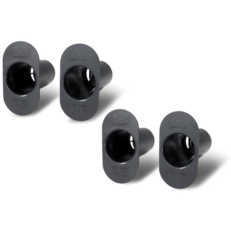 APC NetShelter Cable Management, Vertical Cable Manager, Spools for Vertical Fiber Organizer, Set of 4, Black, 64 x 119 x 103 m