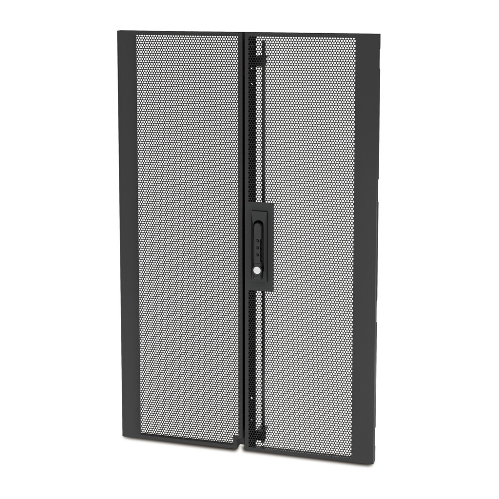 APC NetShelter SX Colocation 20U 600mm Wide Perforated Split Doors Black