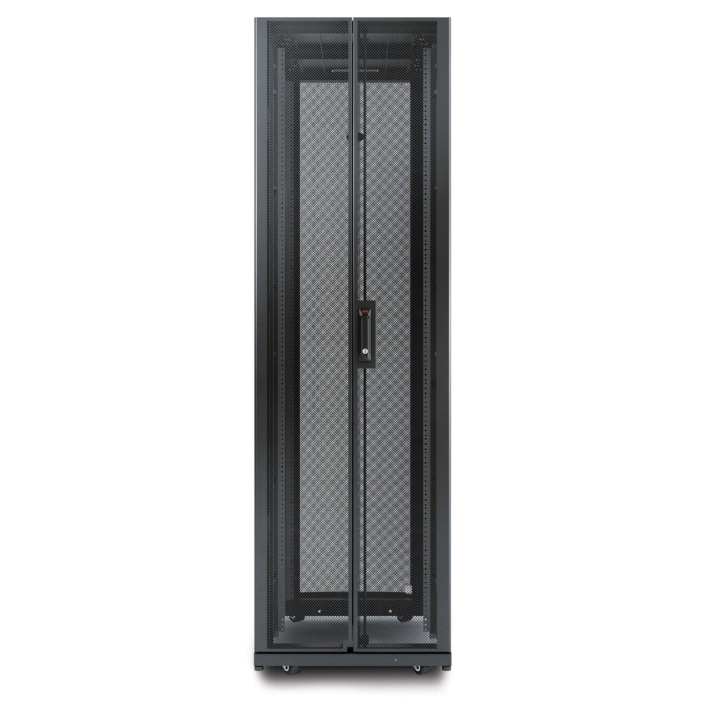 APC NetShelter AV, Server Rack Enclosure, 42U, 10-32 Threaded Rails, Black, 1991H x 600W x 825D mm - Image 7