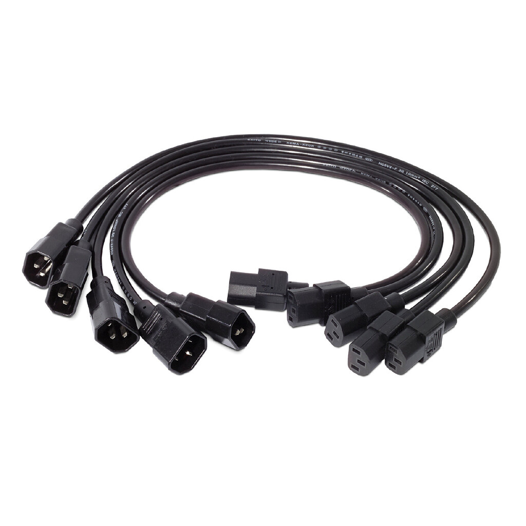 APC Power Cord Kit (5 ea), C13 to C14, 0.6m