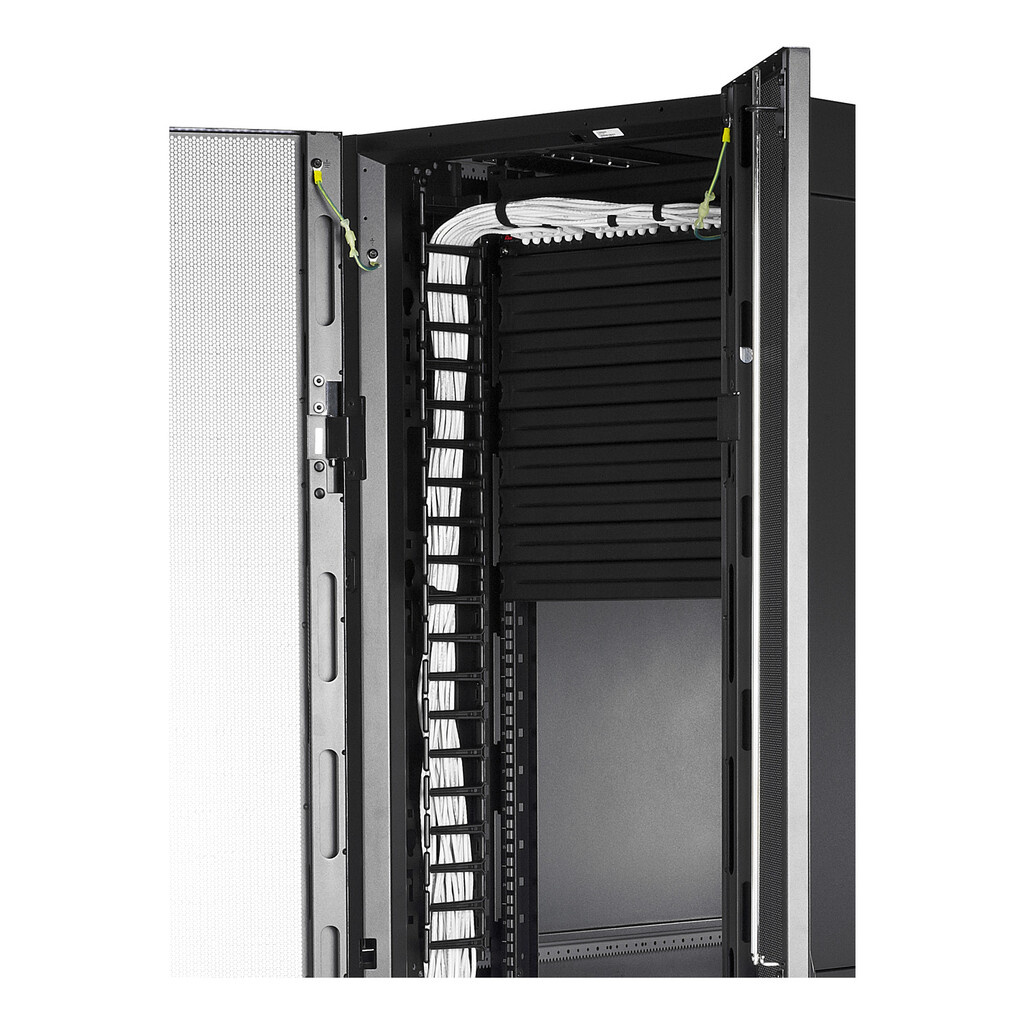 APC NetShelter Cable Management, Vertical Cable Manager, for NetShelter SX 600mm Wide 42U, Set of 2, 107 x 889 x 45 mm - Image 8