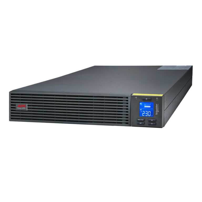 APC Easy UPS On-Line, 6kVA/6kW, Rackmount 2U, 230V, 1x Hard wire 3-wire(1P+N+E) outlet, Intelligent Slot, Extended runtime, No