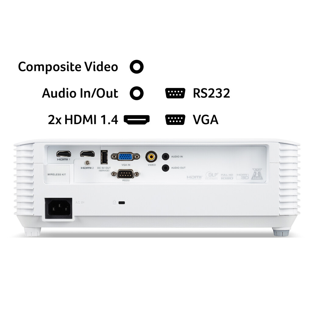 Acer Home H6518STi projector (DLP 3D, 1080p, 3500Lm) - Image 8