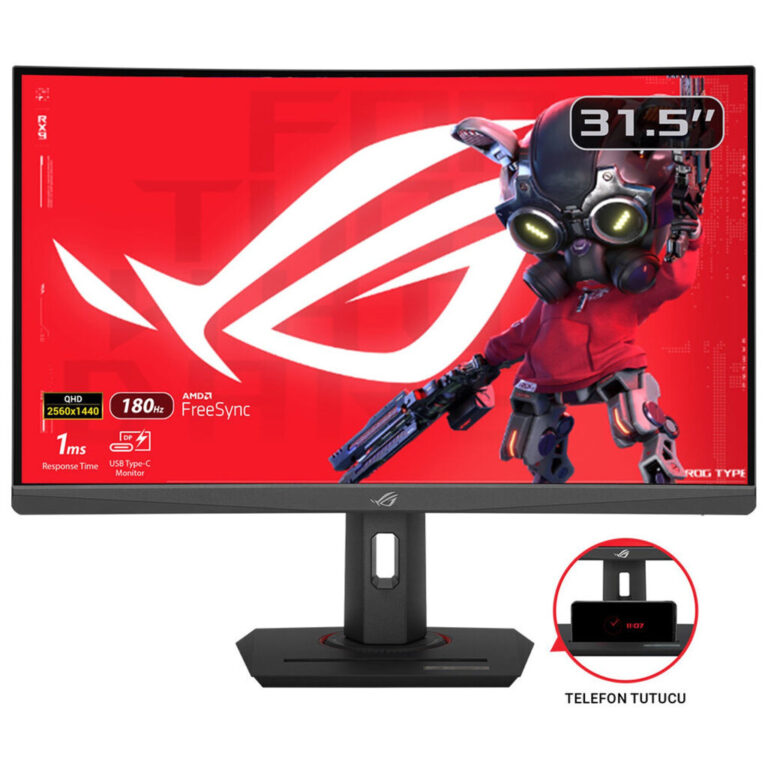 ASUS ROG Strix XG32WCS computer monitor 80 cm (31.5") 2560 x 1440 pixels Quad HD LED Black