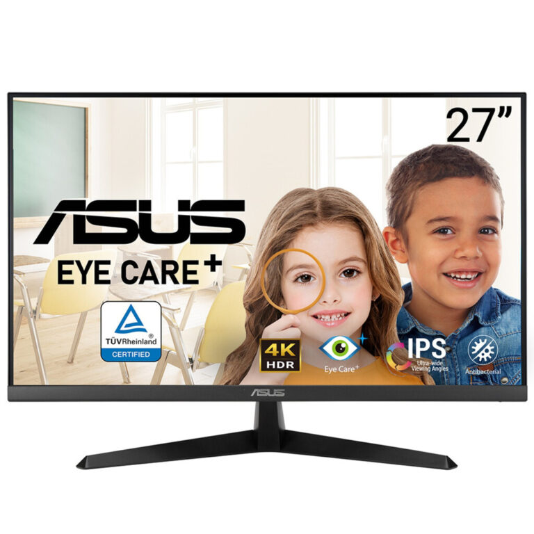 ASUS VY27UQ computer monitor 68.6 cm (27") 3840 x 2160 pixels 4K Ultra HD LCD Black