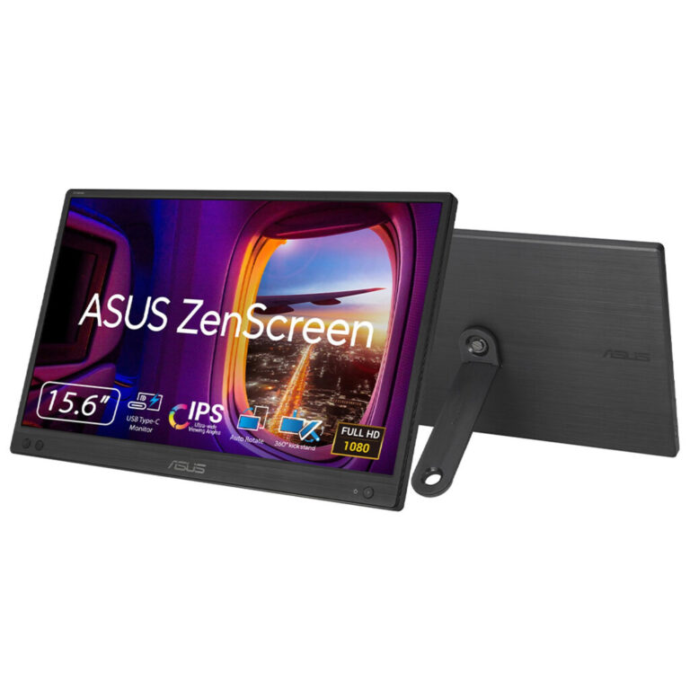 ASUS ZenScreen MB166CR computer monitor 39.6 cm (15.6") 1920 x 1080 pixels Full HD LCD Black