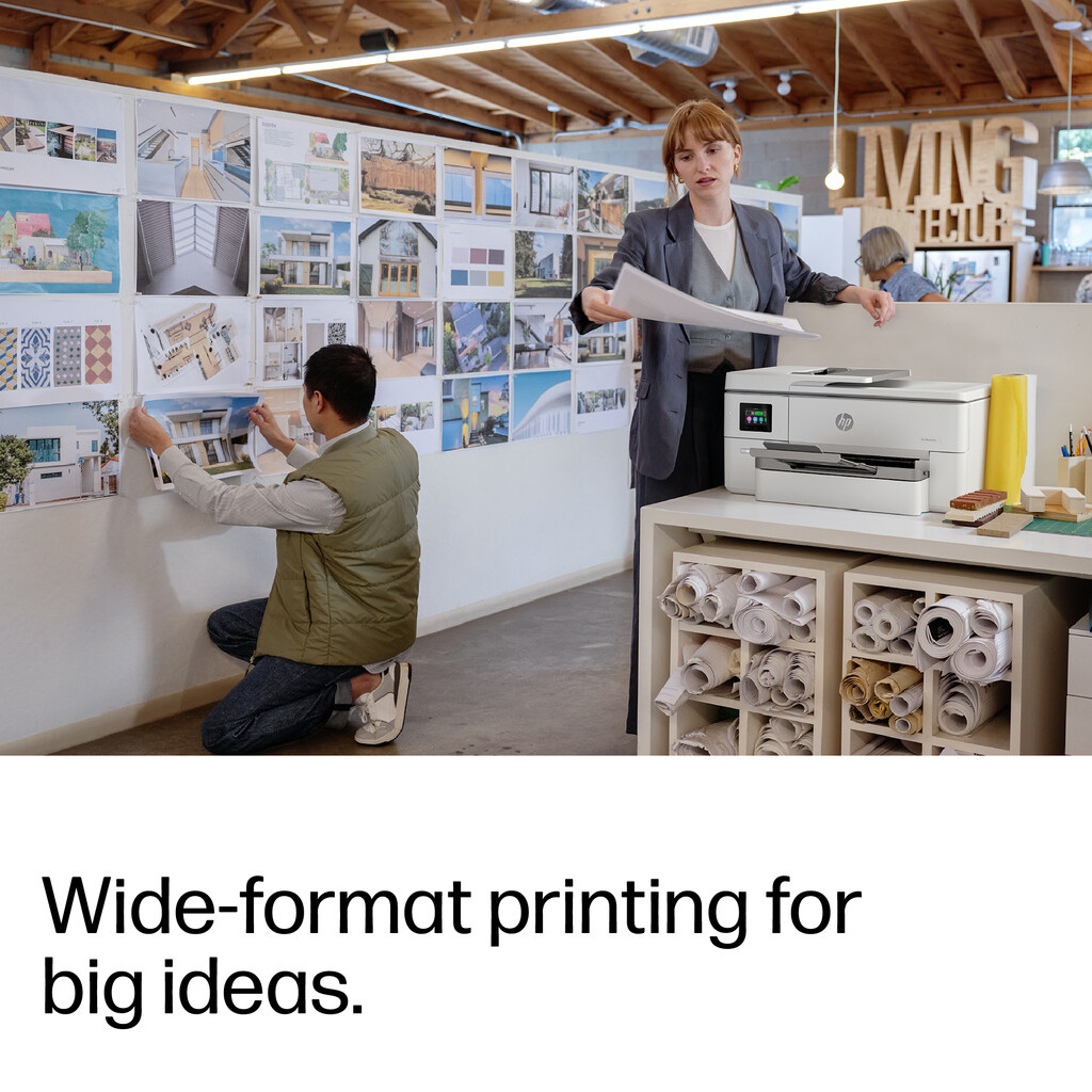 HP OfficeJet Pro 9720e Wireless All-in-One Color Printer, Two-sided printing; Copier, Scanner - Image 4