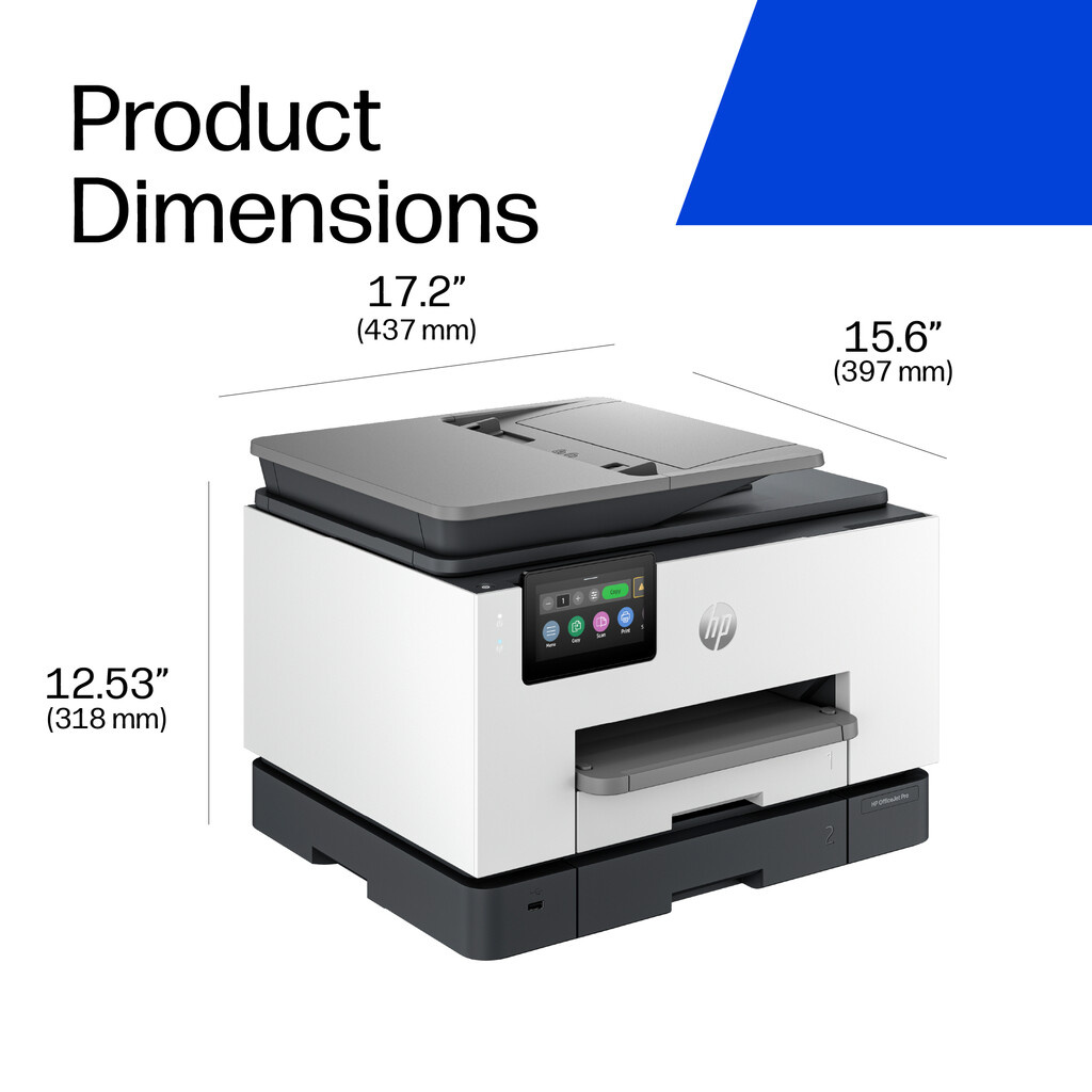 HP OfficeJet Pro 9135e Wireless All-in-One Color Printer, Instant Ink; Two-sided printing - Image 12