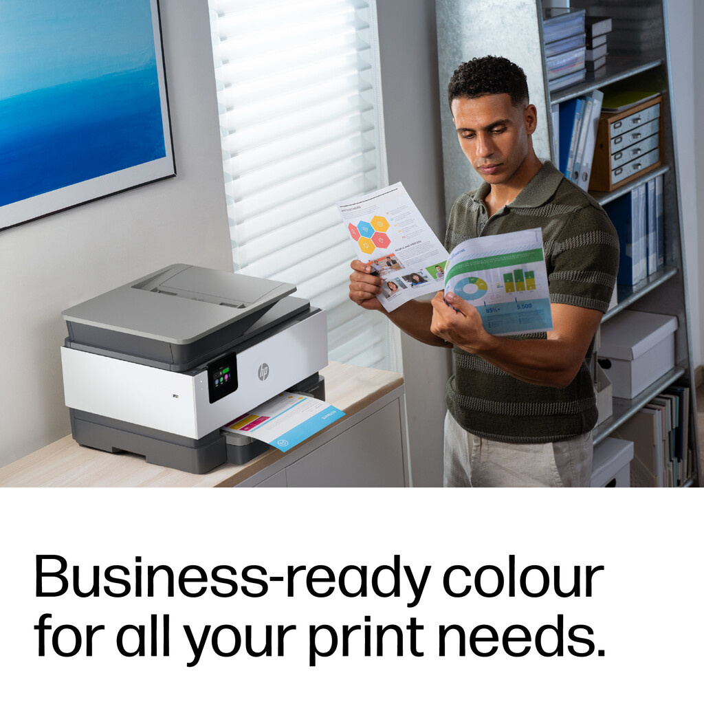 HP OfficeJet Pro 9135e Wireless All-in-One Color Printer, Instant Ink; Two-sided printing - Image 10