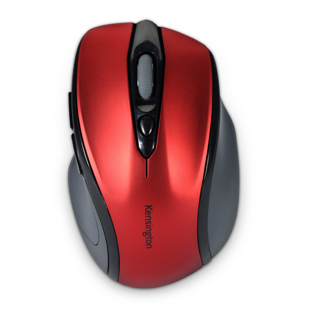 Kensington Pro Fit Mid-Size Wireless Mouse - Ruby Red