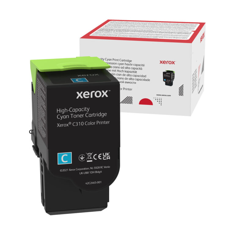 Xerox Genuine ® C310 Color Printer/C315 Color Multifunction Printer Cyan High capacity Toner Cartridge (5500 Pages) - 006R