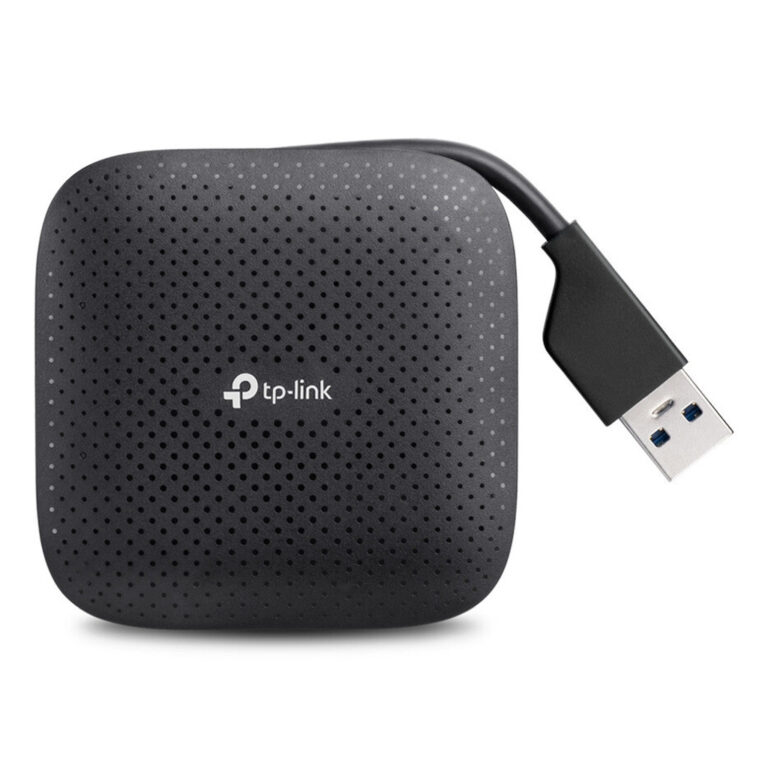TP-Link UH400 interface hub USB 3.2 Gen 1 (3.1 Gen 1) Type-A 5000 Mbit/s Black