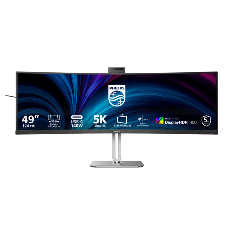 Philips 5000 series 49B2U5900CH/00 computer monitor 124 cm (48.8") 5120 x 1440 pixels Dual QHD LCD Black