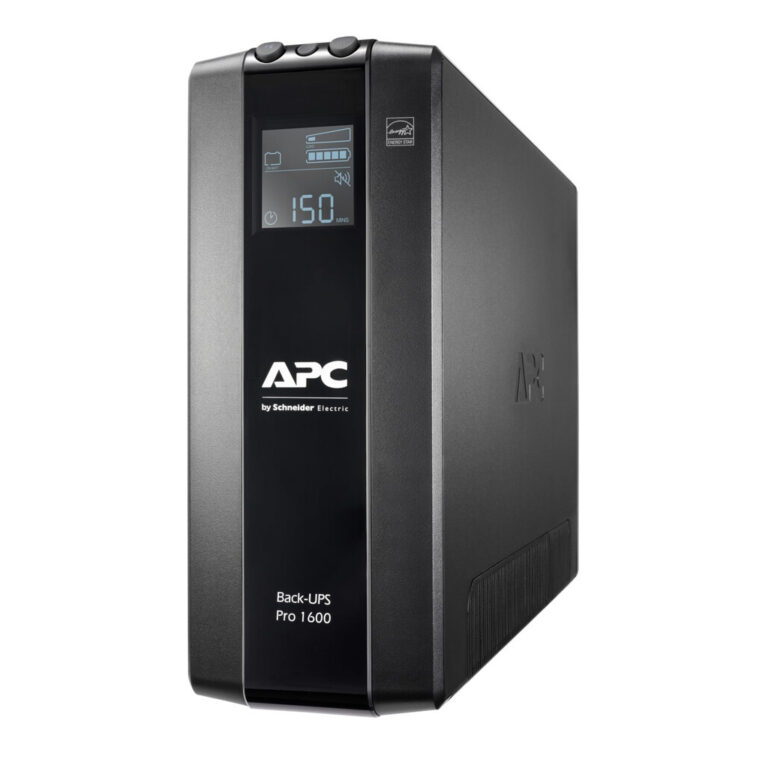 APC Back-UPS Pro, 1600VA/960W, Tower, 230V, 8x IEC C13 outlets, AVR, LCD, User Replaceable Battery