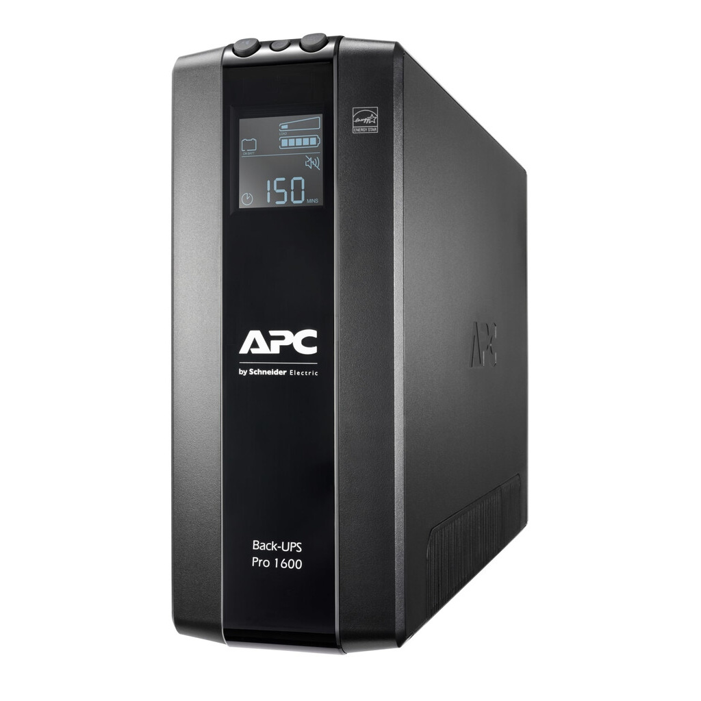 APC Back-UPS Pro, 1600VA/960W, Tower, 230V, 8x IEC C13 outlets, AVR, LCD, User Replaceable Battery