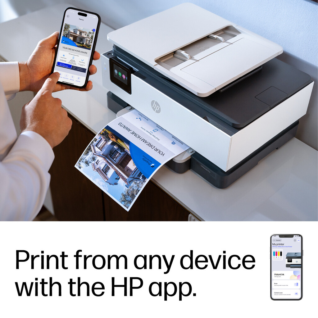 HP OfficeJet Pro 8135e Wireless All-in-One Color Printer, Instant Ink; Two-sided printing - Image 13