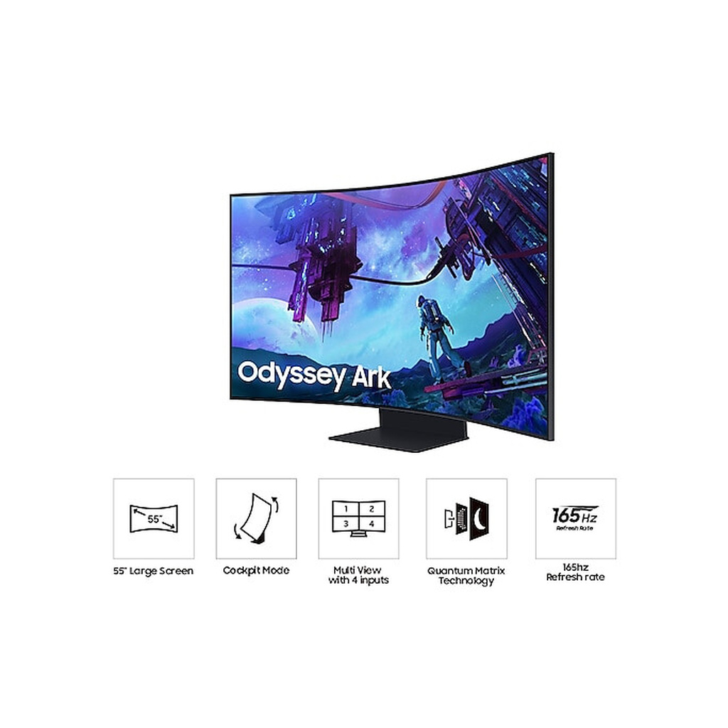 Samsung LS55CG970NU computer monitor 139.7 cm (55") 3840 x 2160 pixels 4K Ultra HD LED Black - Image 5