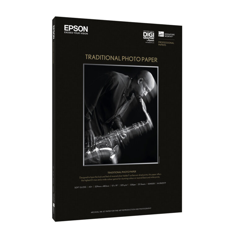 Epson Traditional Photo Paper, DIN A2, 325g/m2, 25 Sheets