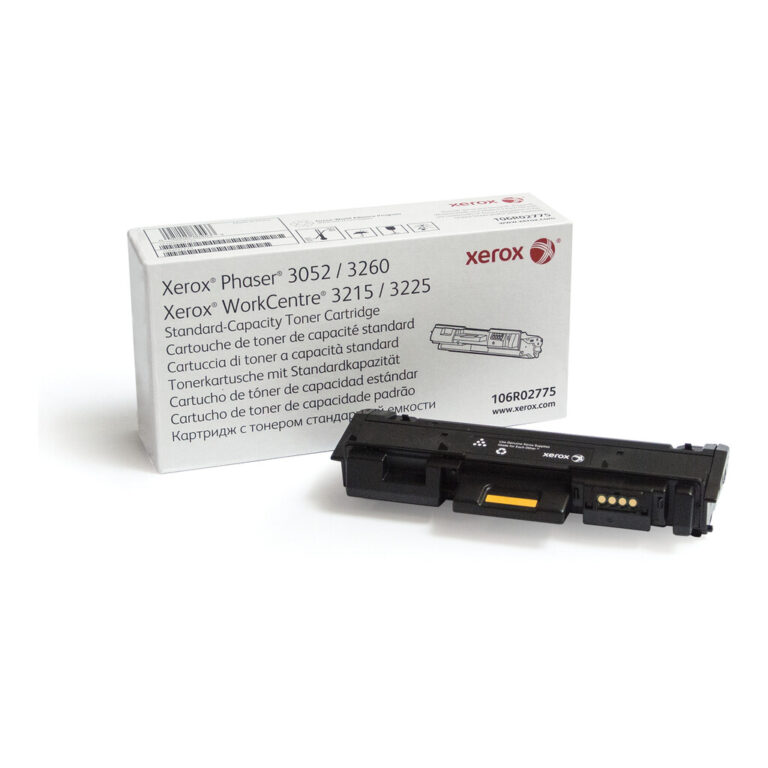Xerox Genuine Phaser® 3052/3260, WorkCentre® 3215/3225 Black Standard capacity Toner Cartridge (1500 Pages) - 106R027