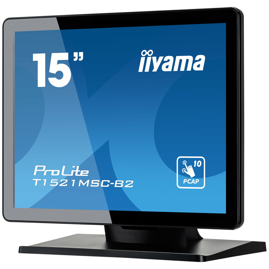 iiyama ProLite T1521MSC-B2 computer monitor 38.1 cm (15") 1024 x 768 pixels XGA LED Touchscreen Tabletop Black - Image 6