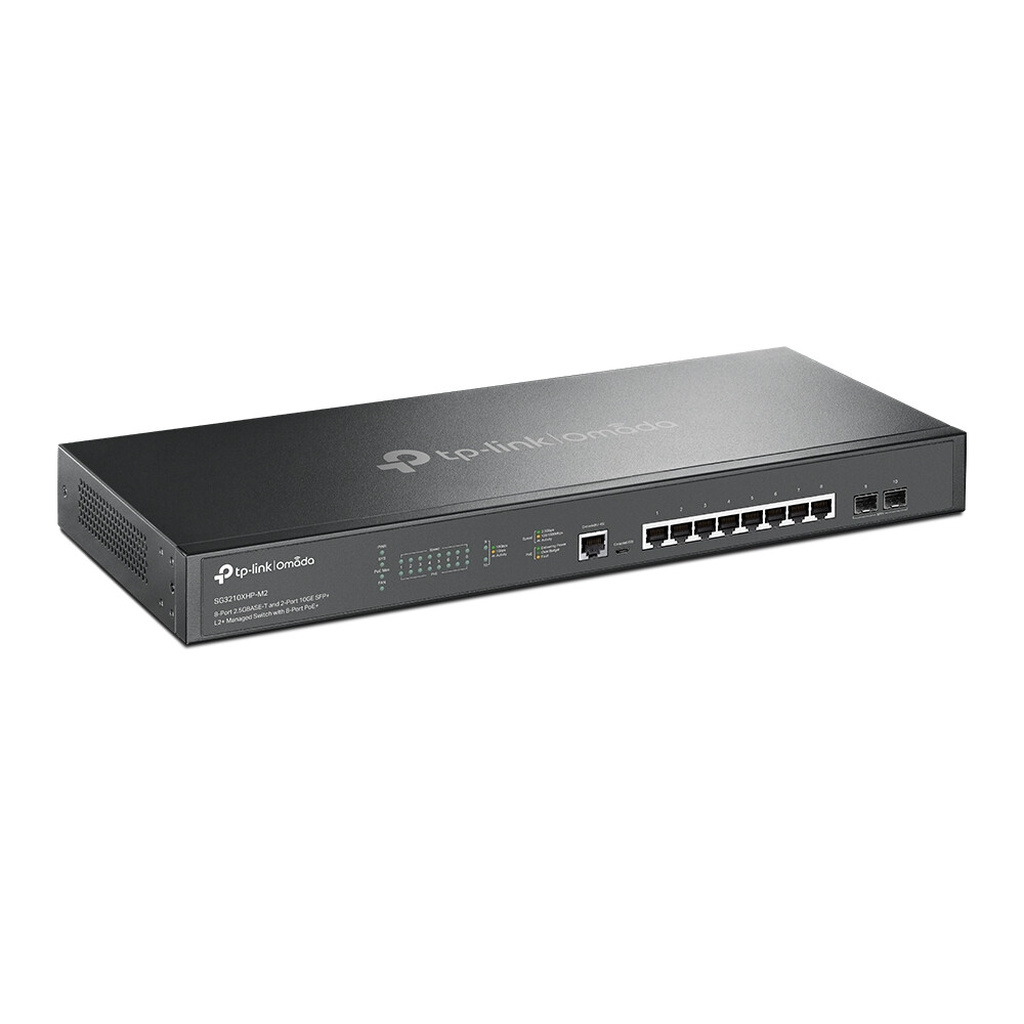 TP-Link Omada 8-Port 2.5GBASE-T and 2-Port 10GE SFP+ L2+ Managed Switch with 8-Port PoE+ - Image 2