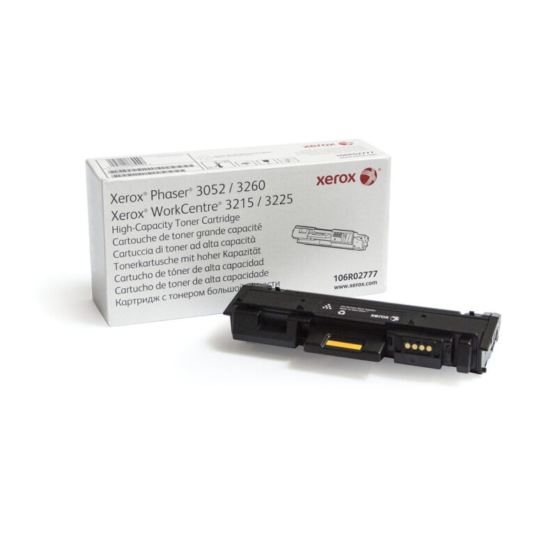 Xerox Genuine Phaser® 3052/3260, WorkCentre® 3215/3225 Black High capacity Toner Cartridge (3000 Pages) - 106R02777