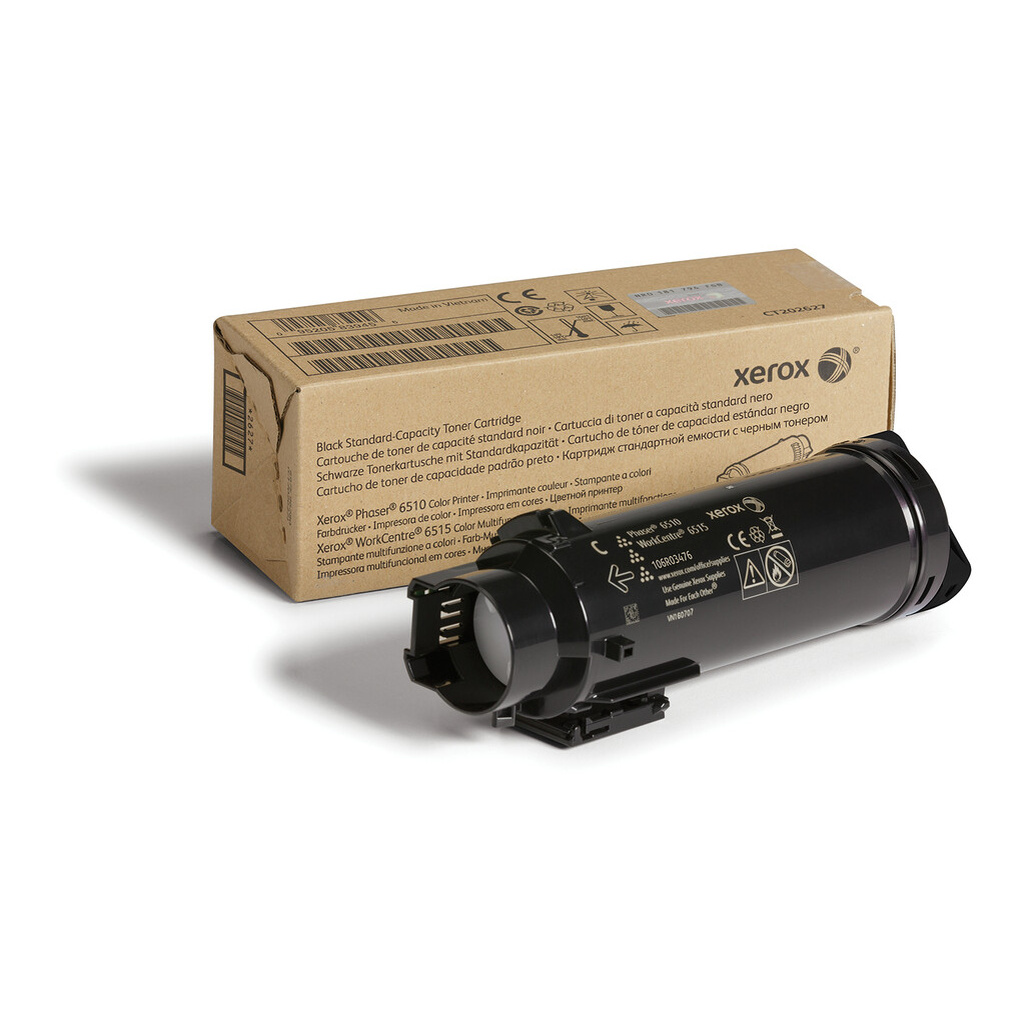 Xerox Genuine Phaser® 6510, WorkCentre® 6515 Black Standard capacity Toner Cartridge (2500 Pages) - 106R03476