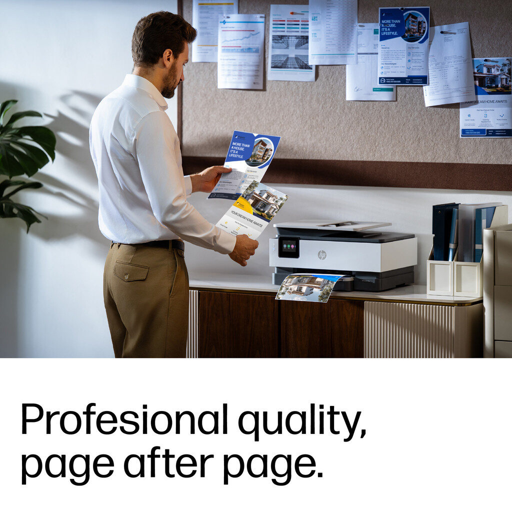 HP OfficeJet Pro 8135e Wireless All-in-One Color Printer, Instant Ink; Two-sided printing - Image 11