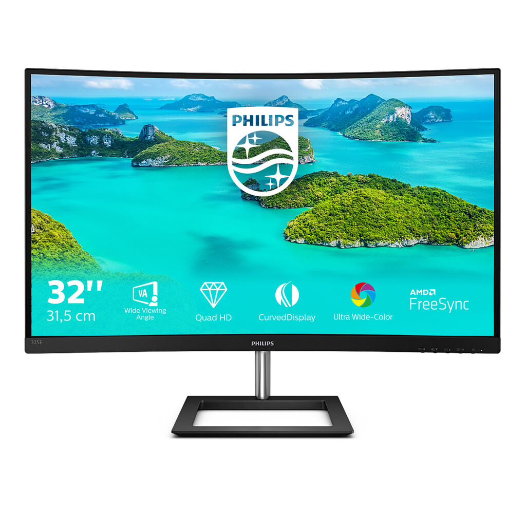 Philips E Line 325E1C/00 computer monitor 80 cm (31.5") 2560 x 1440 pixels Quad HD LCD Black - Image 9