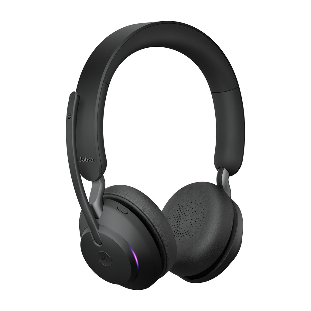 Jabra Evolve2 65 USB-A Black MS Chrg stand Stereo - Image 3