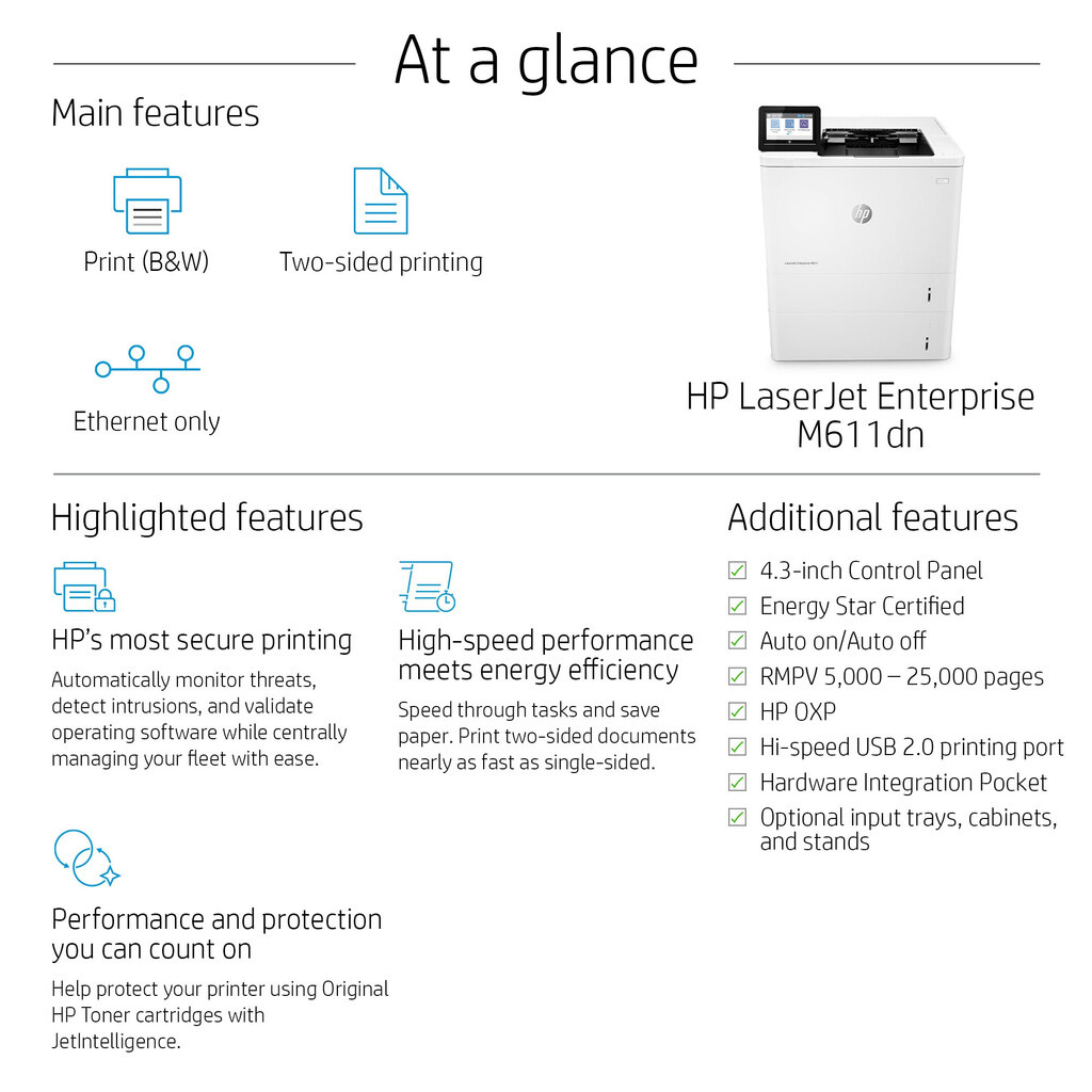 HP LaserJet Enterprise M611dn - Image 25