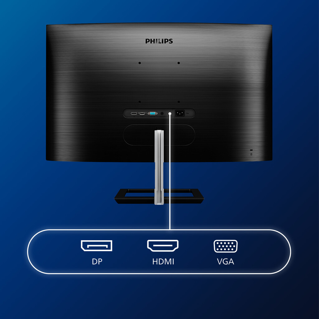 Philips E Line 322E1C/00 computer monitor 80 cm (31.5") 1920 x 1080 pixels Full HD LCD Black - Image 9