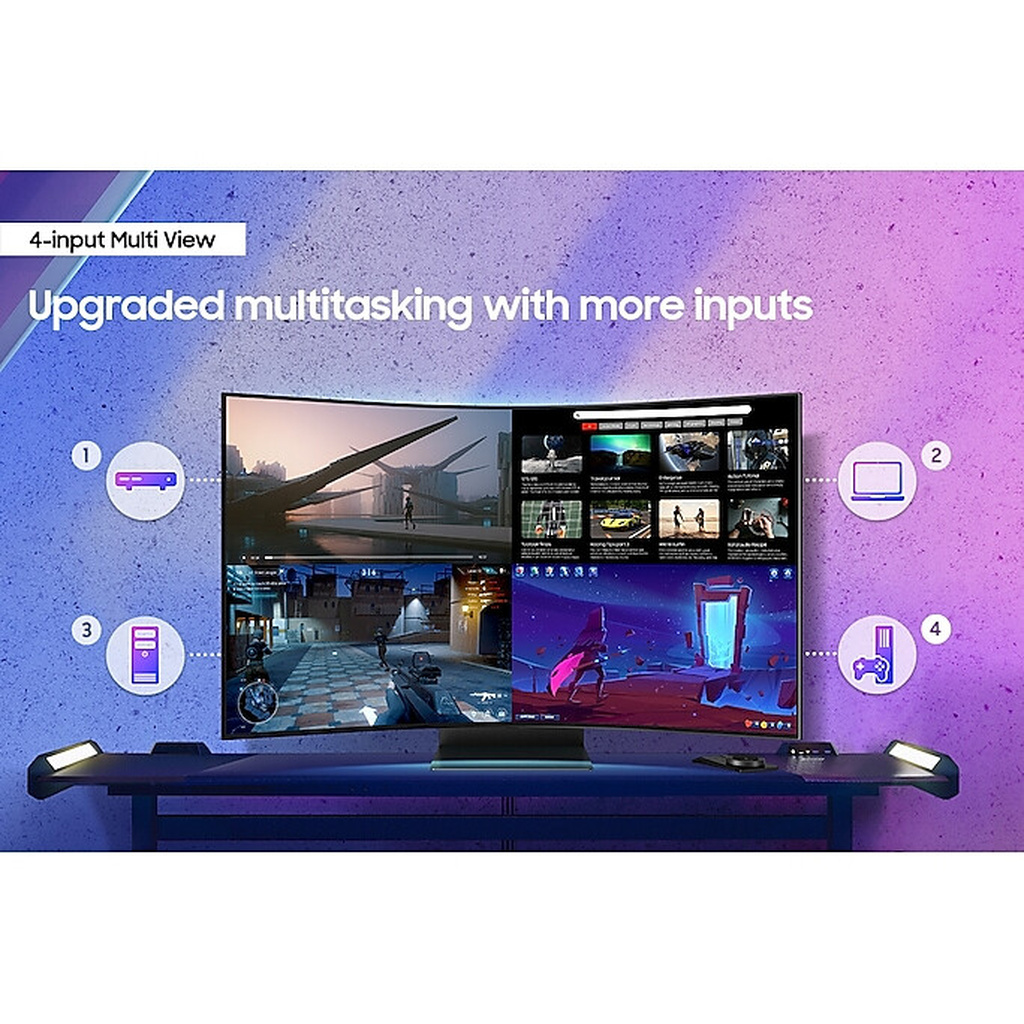 Samsung LS55CG970NU computer monitor 139.7 cm (55") 3840 x 2160 pixels 4K Ultra HD LED Black - Image 10