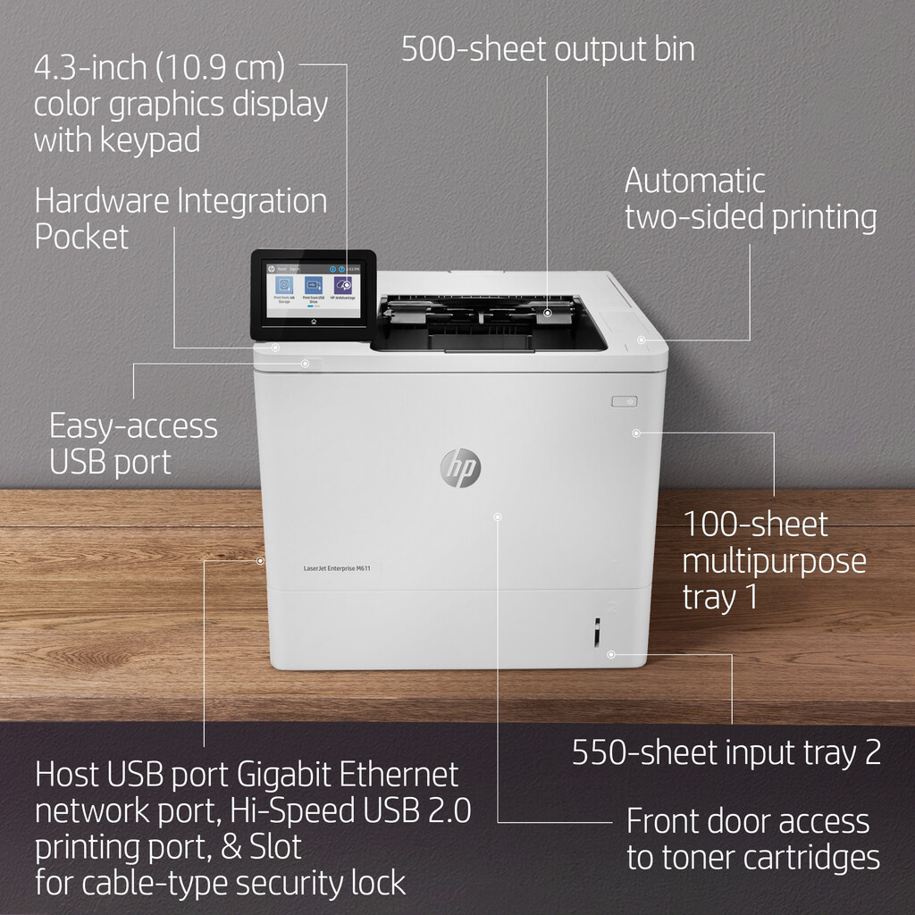 HP LaserJet Enterprise M611dn - Image 16