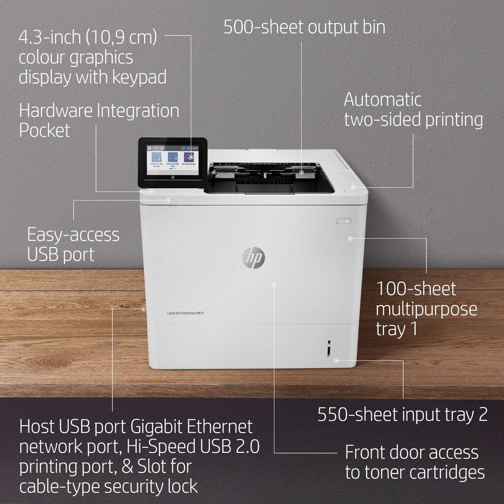HP LaserJet Enterprise M611dn - Image 20