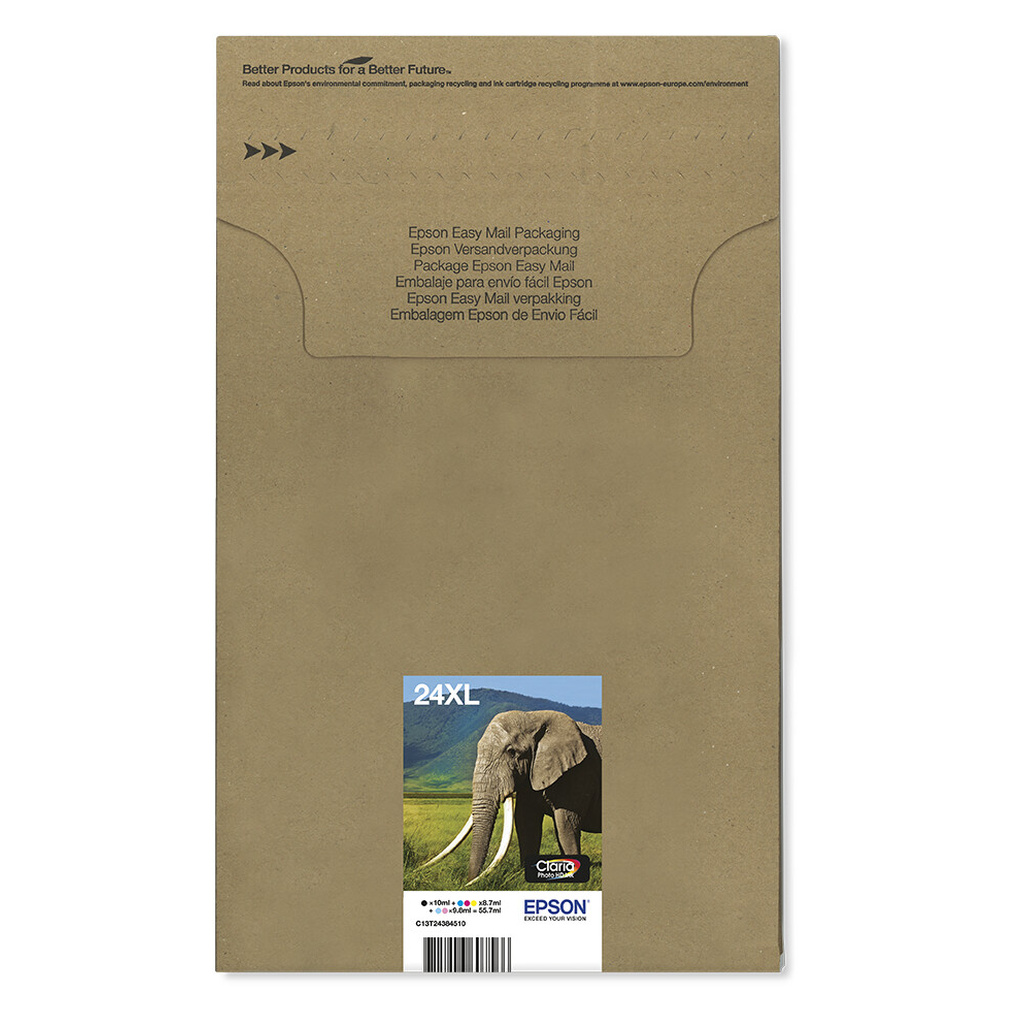 Epson 24XL Elephant Claria Photo HD Multipack 6-colours EasyMail Ink - Image 10