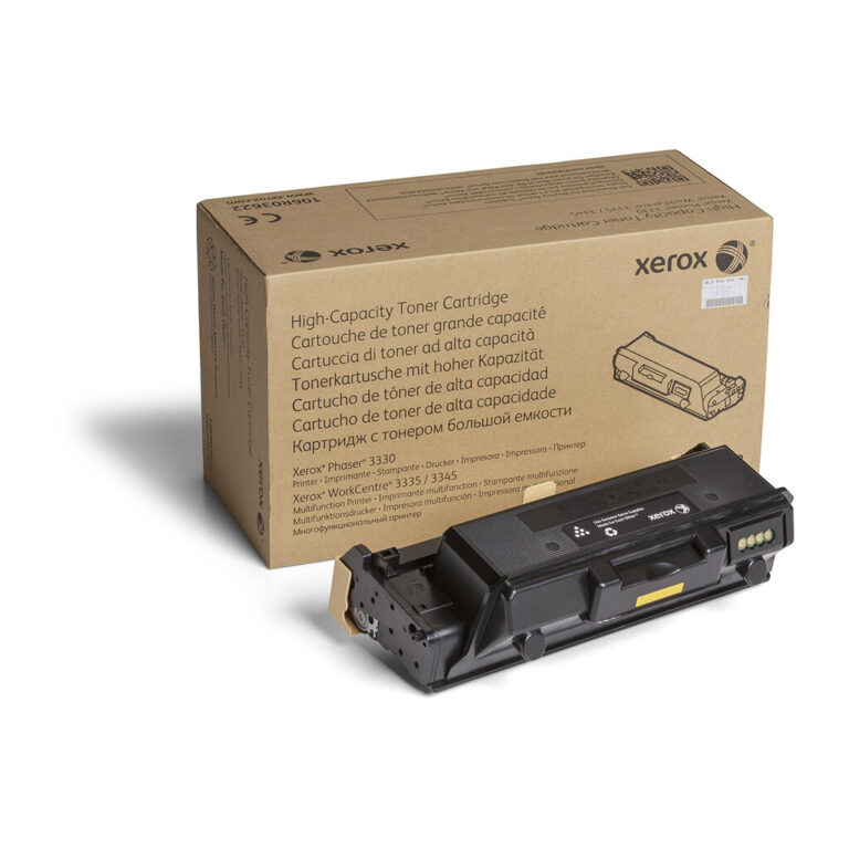 Xerox Genuine Phaser® 3330, WorkCentre® 3300 Series Black High capacity Toner Cartridge (8500 Pages) - 106R03622