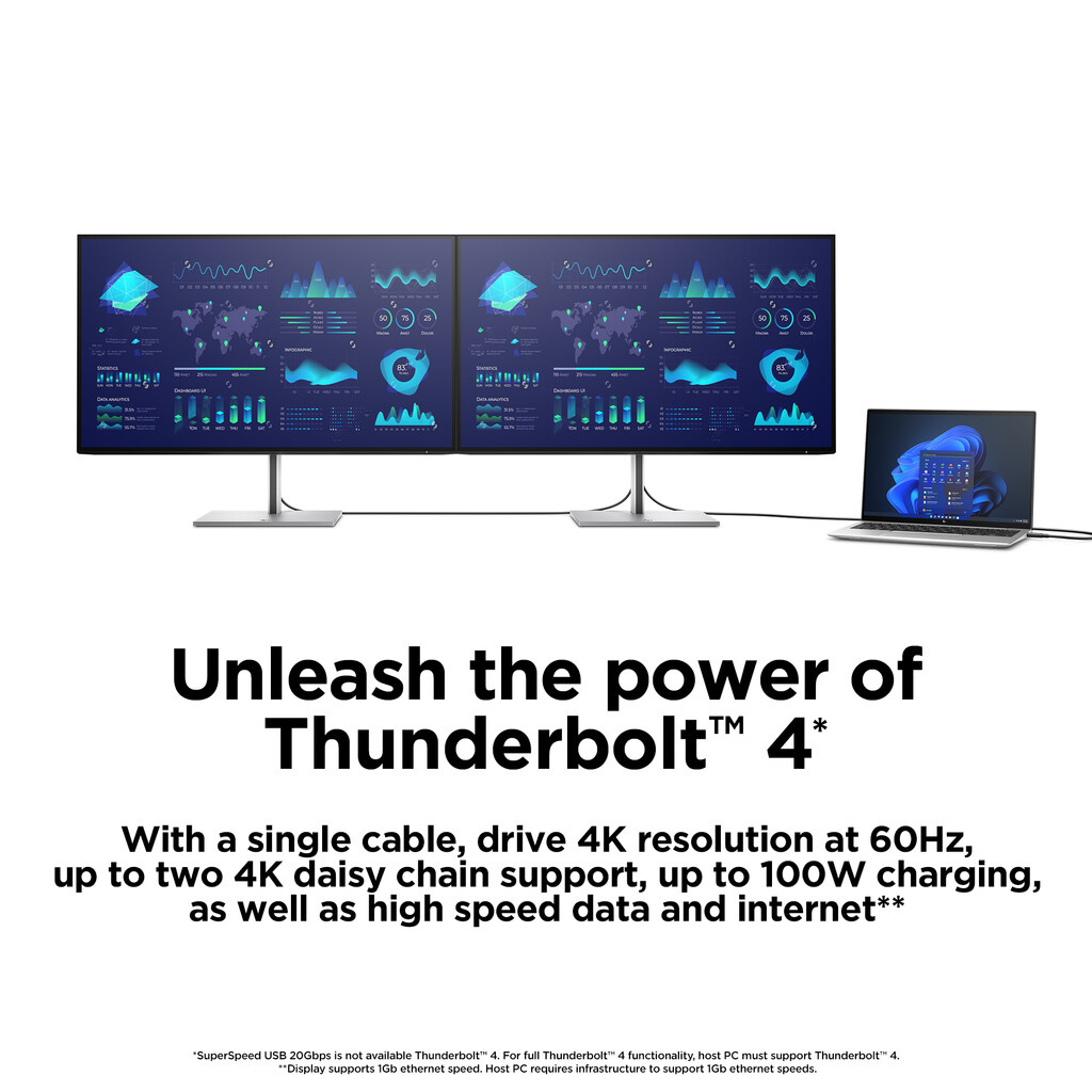 HP E34m G4 WQHD Curved USB-C Conferencing Monitor - Image 13
