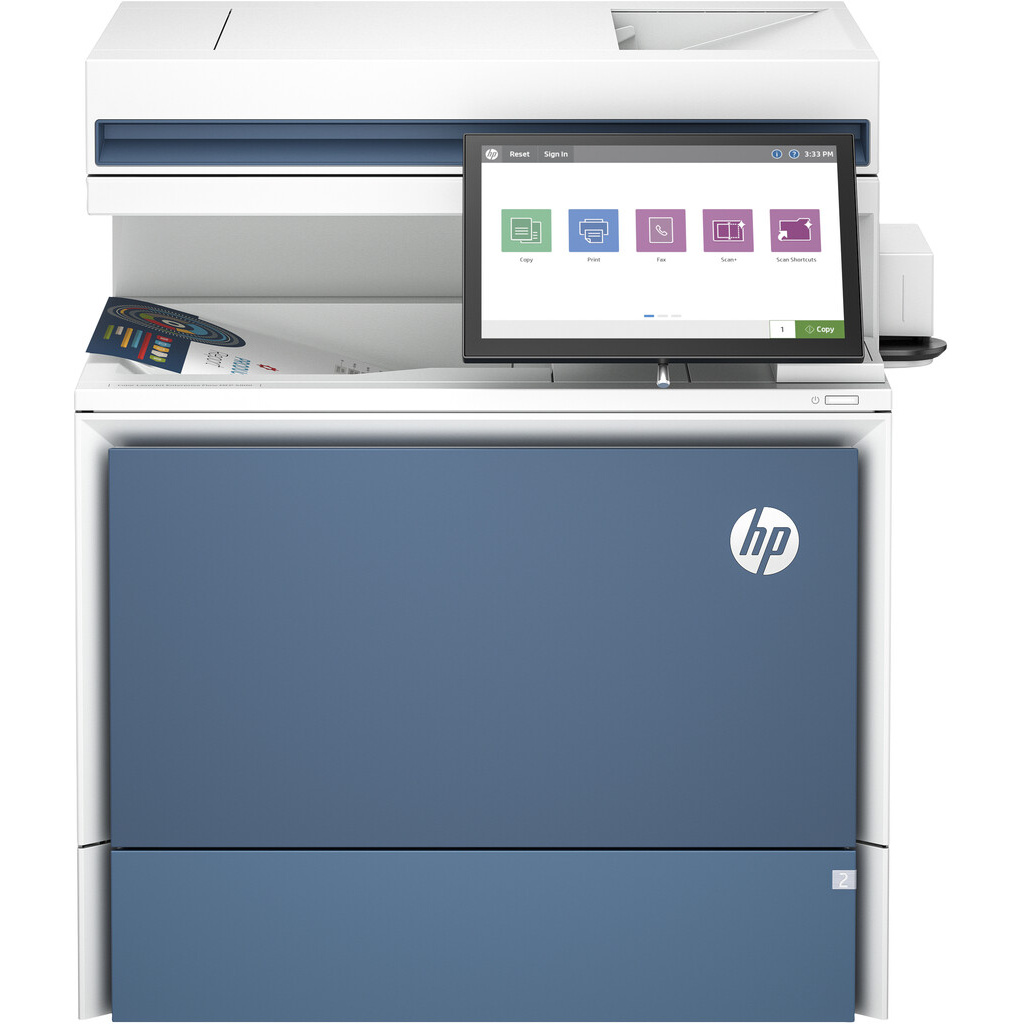 HP Color LaserJet Enterprise Flow MFP 5800zf Printer - Image 3