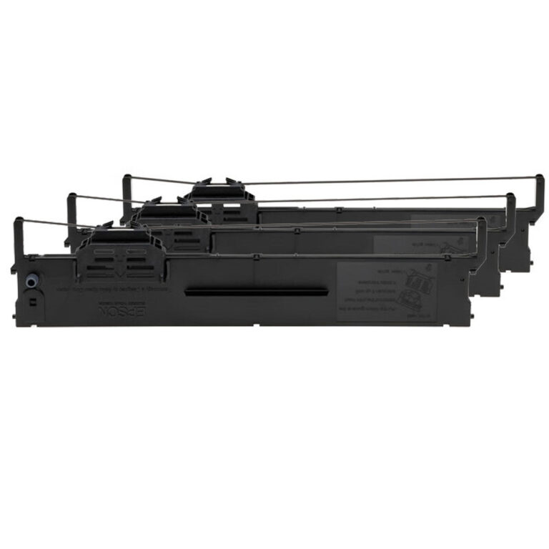 Epson SIDM Black Ribbon Cartridge for PLQ-20/22, 3-Pack (C13S015339)