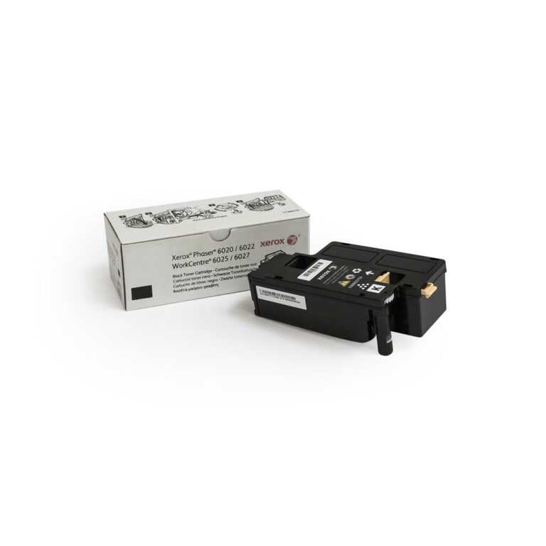 Xerox Genuine Phaser® 6020/6022, WorkCentre® 6025/6027 Black Standard capacity Toner Cartridge (2000 Pages) - 106R027