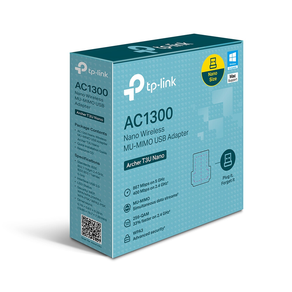 TP-Link AC1300 Nano Wireless MU-MIMO USB Adapter - Image 4