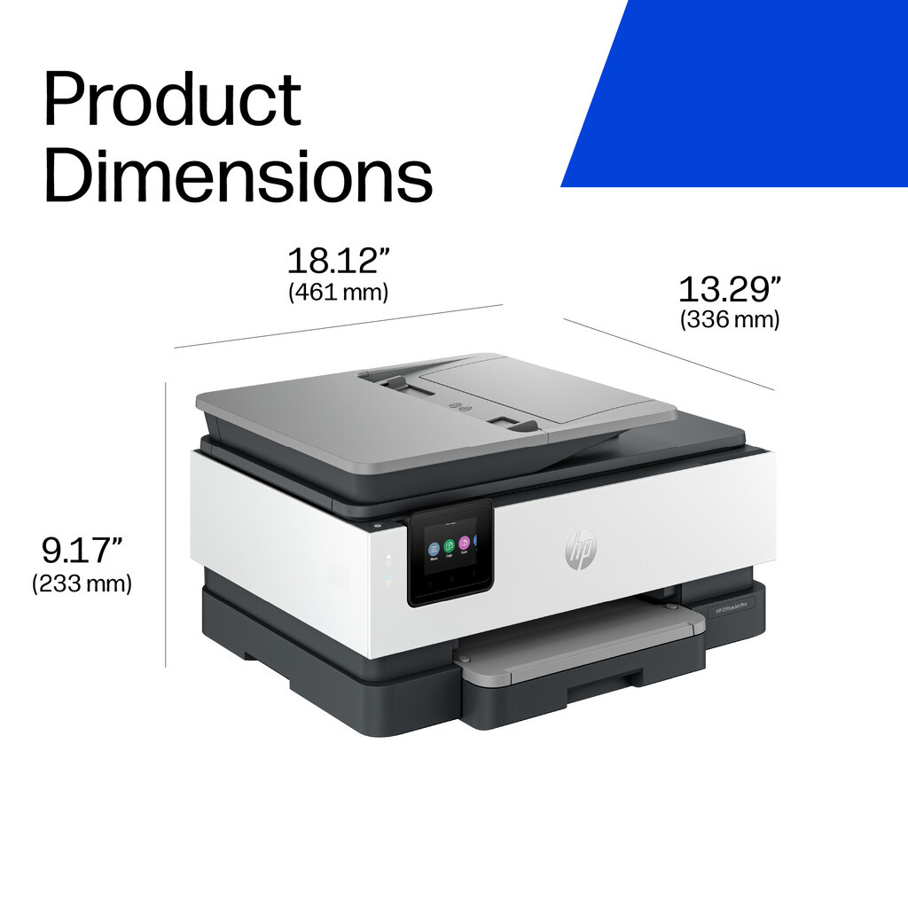 HP OfficeJet Pro 8132e Wireless All-in-One Color Printer, Instant Ink; Two-sided printing - Image 7