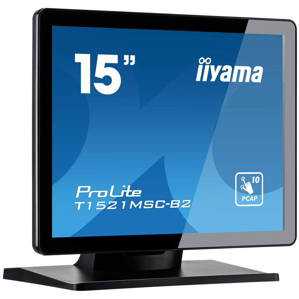 iiyama ProLite T1521MSC-B2 computer monitor 38.1 cm (15") 1024 x 768 pixels XGA LED Touchscreen Tabletop Black - Image 3
