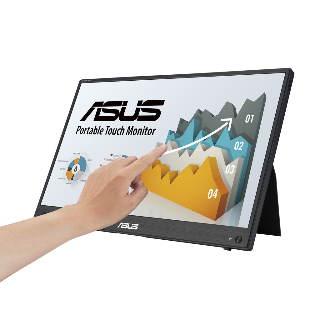 ASUS ZenScreen MB16AHT computer monitor 39.6 cm (15.6") 1920 x 1080 pixels Full HD Touchscreen Black - Image 4