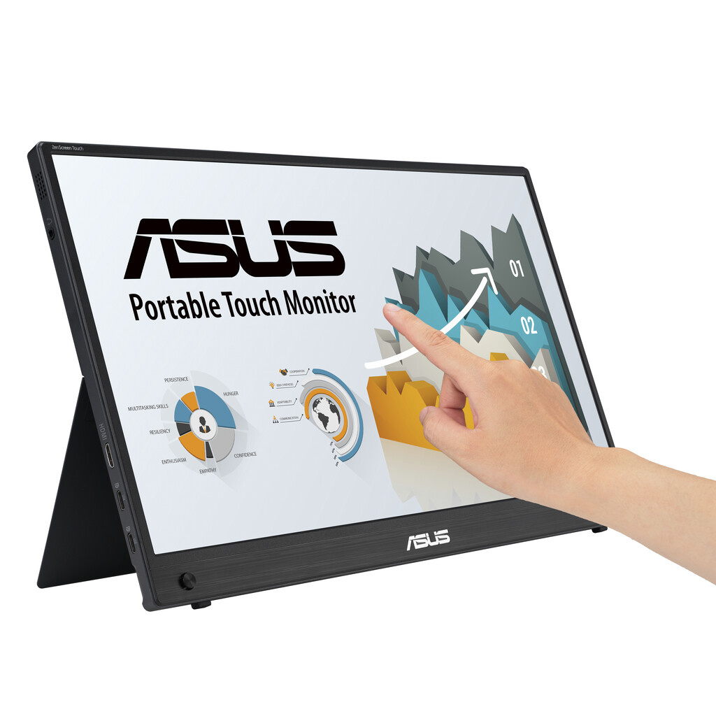 ASUS ZenScreen MB16AHT computer monitor 39.6 cm (15.6") 1920 x 1080 pixels Full HD Touchscreen Black - Image 6