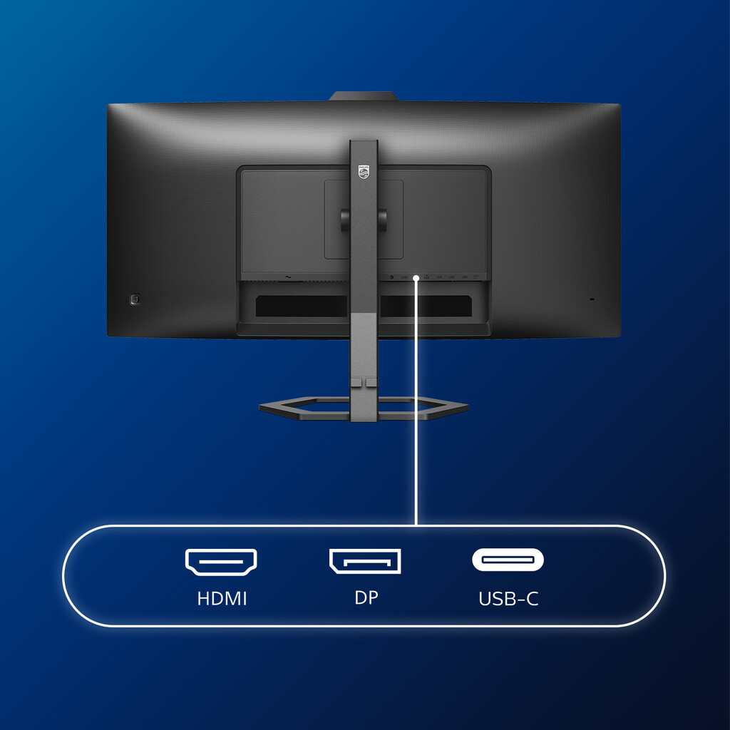 Philips 5000 series 34E1C5600HE/00 computer monitor 86.4 cm (34") 3440 x 1440 pixels 4K Ultra HD LED Black - Image 4